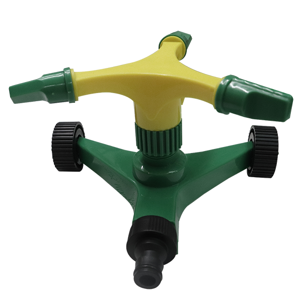 Water Sprinkler With Wheel 3 Arm