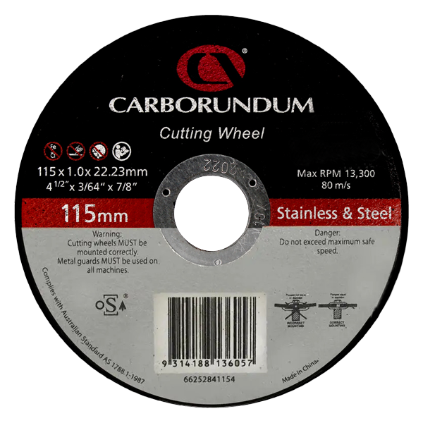 Norton BDX Metal Cutting Wheel 115x1x22mm