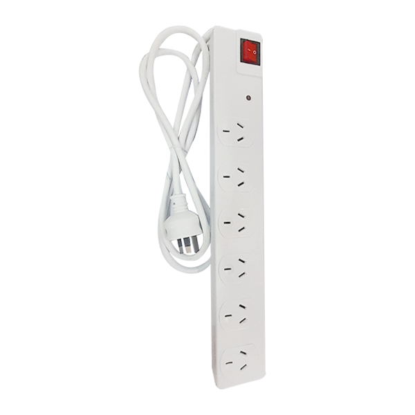 Power Board With Surge Switch 6 Way – Kasabias Pte Limited