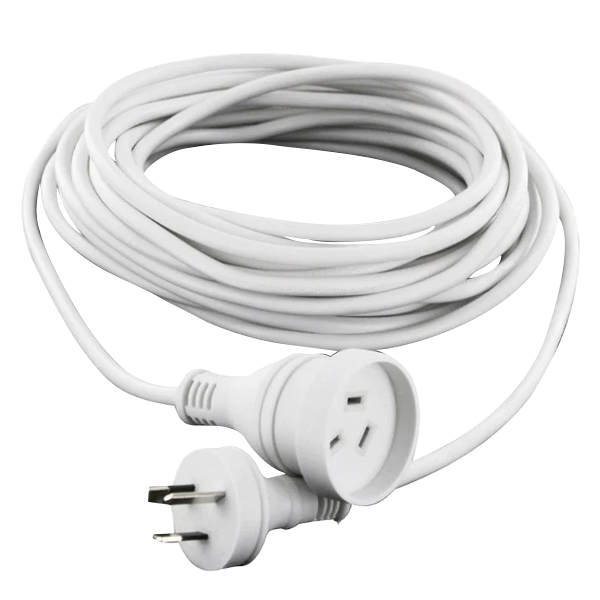 Ext Cord White 10ampx15m