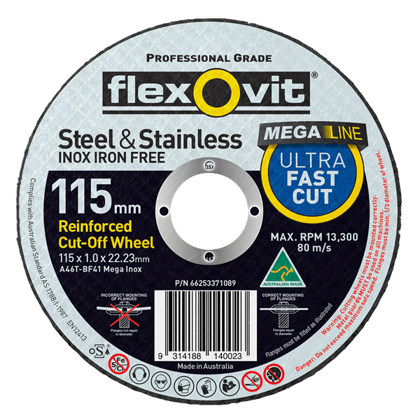 Flexovit Inox Metal Cut Off Wheel